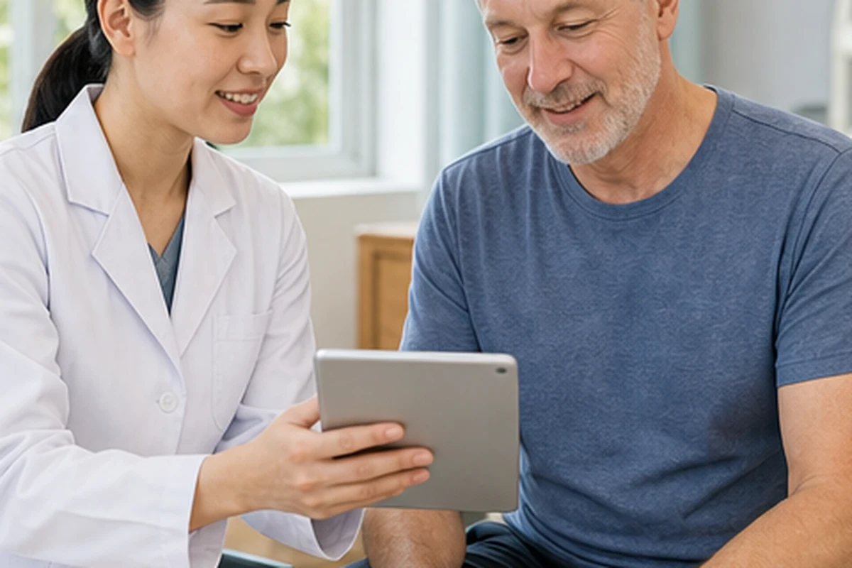 Hand over the Chinese case to the local family doctor.
