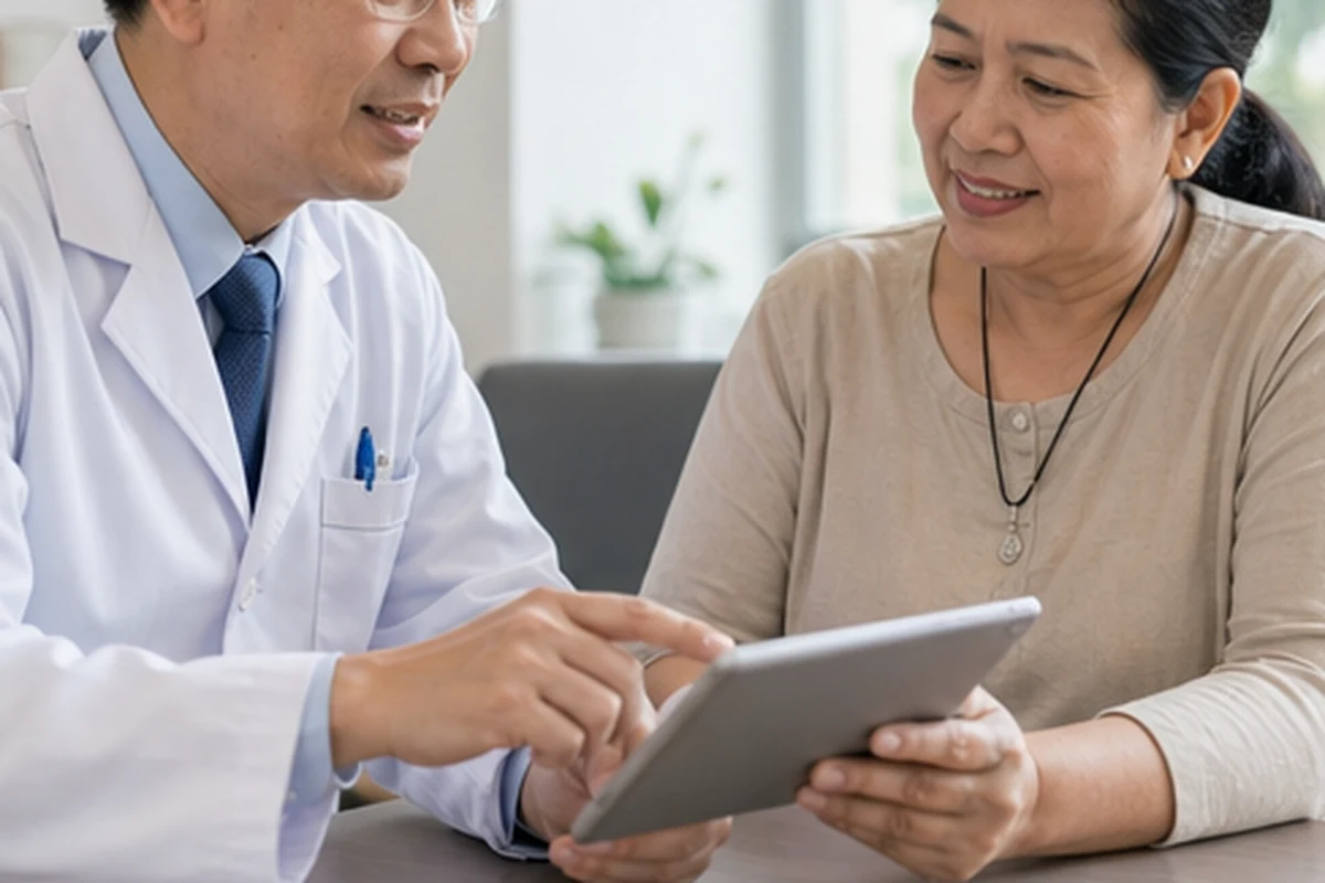 Don't rush home until the discharge date is set. Cheng