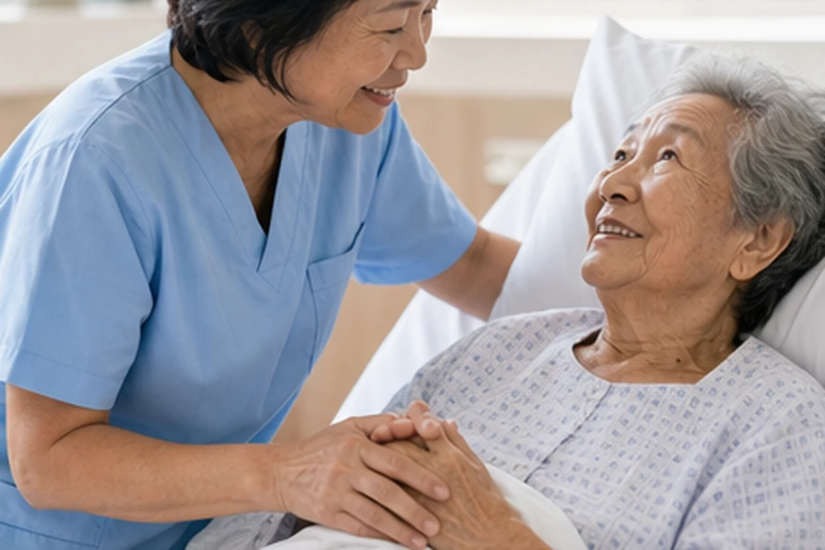 How to call for help in the hospital when it suddenly deteriorates.