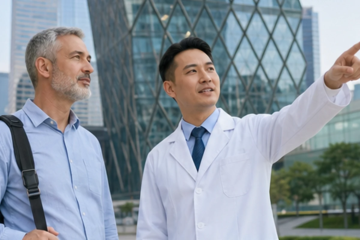 Accommodation near hospitals: walking distance is not the only standard