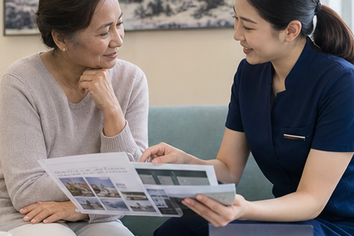 Comparison of long-term apartment, hotel and hospital accommodation