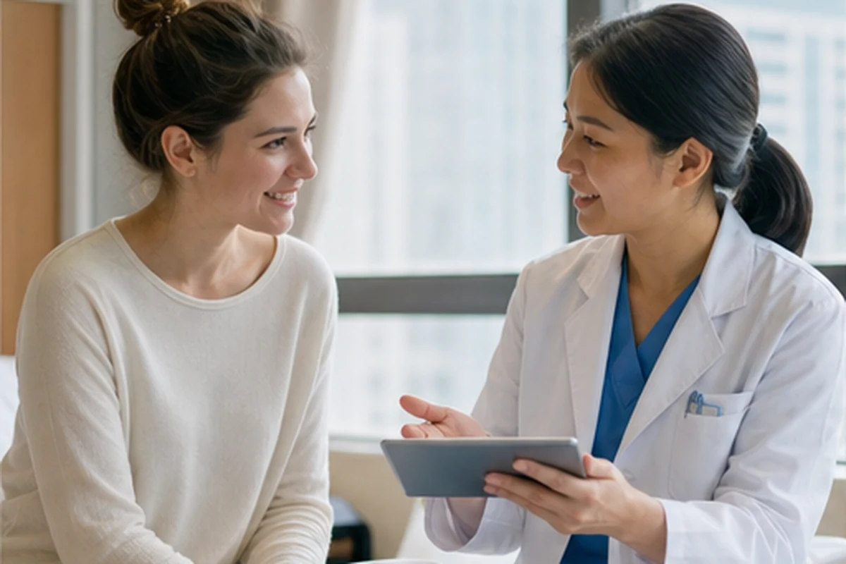 Comprehensive situation: 30-year-old Singaporean patient completing the second opinion on tumours with a medical history summary