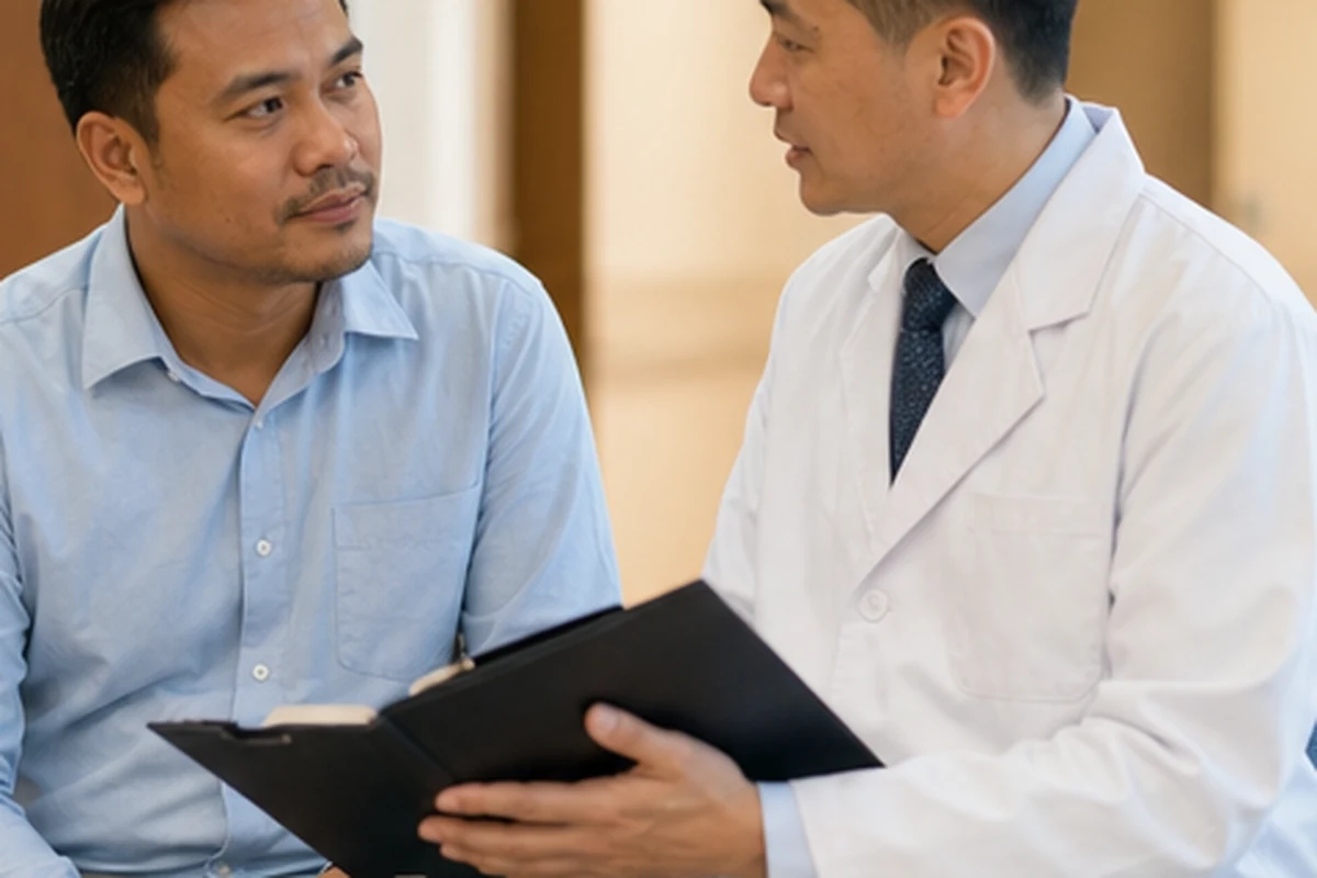 Comprehensive situation: 40-year-old Indonesian patients improved communication with a bilingual questionnaire