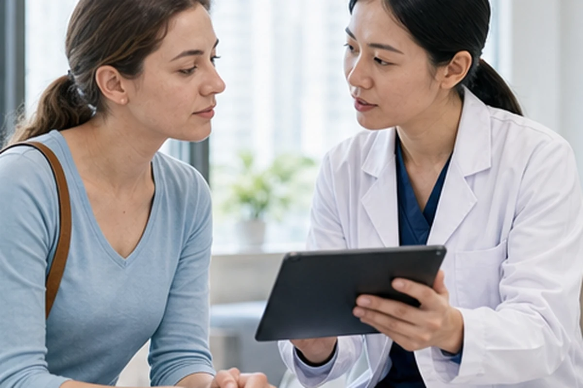 Knee replacement counselling: clarify pain and functional limitations
