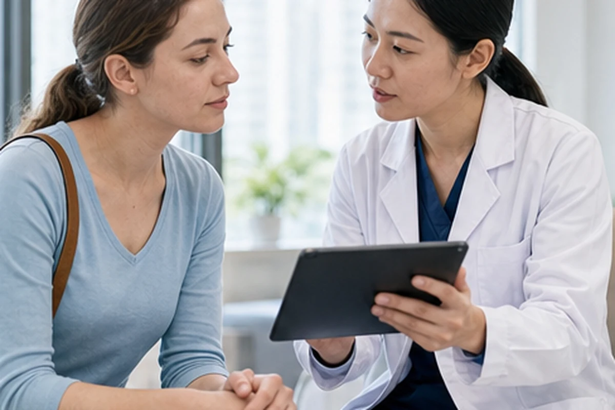 Consultation on digestive endoscopy treatment: confirmation of pathology and anticondensation
