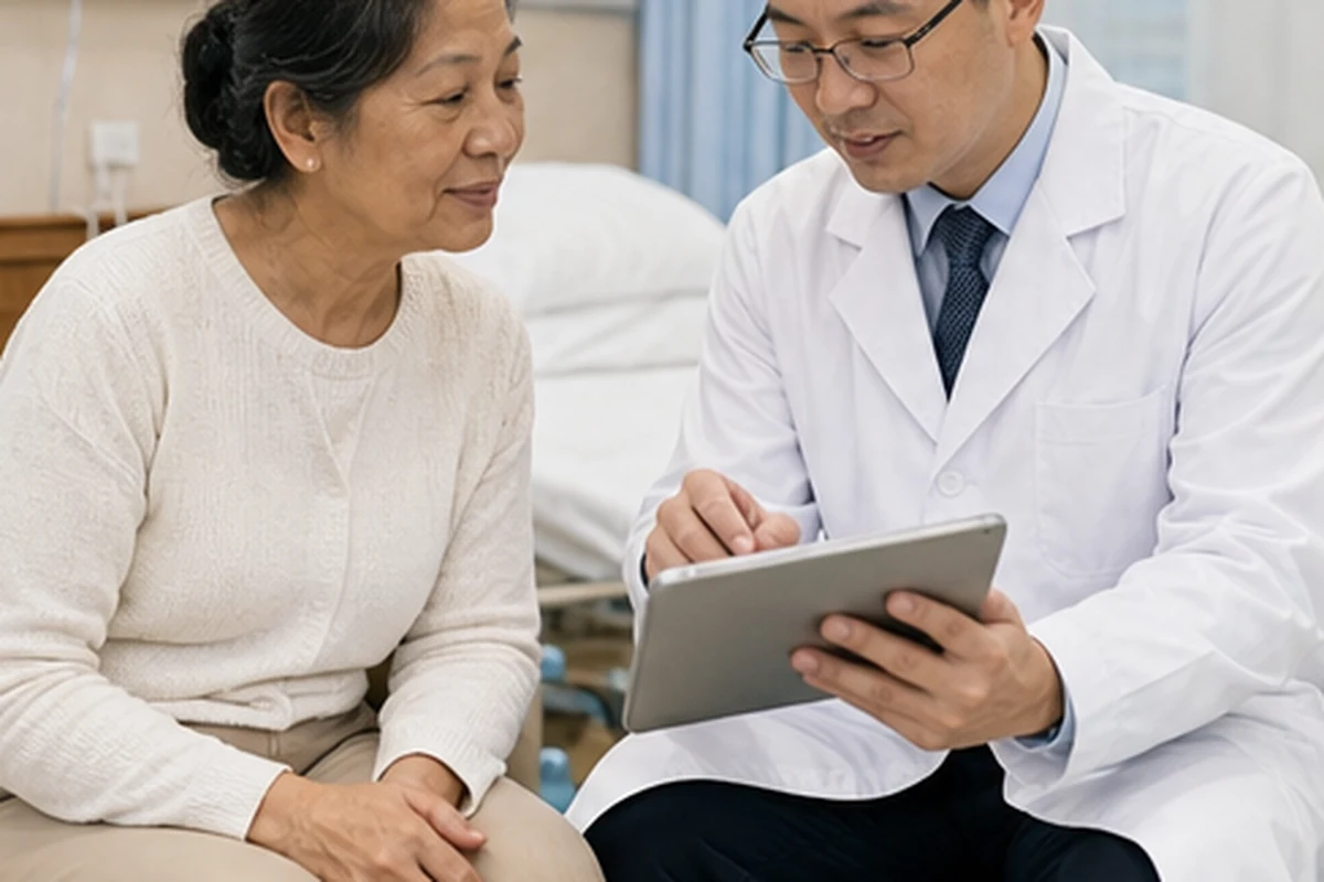 Ear, nose and throat surgery counselling: symptoms, hearing and image information